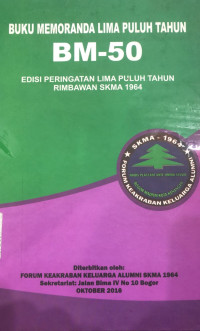 Buku Memordan Lima Puluh Tahun