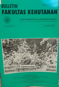 BULLETIN FAKULTAS KEHUTANAN UNIVERSITAS GADJAH MADA (TOSCA)