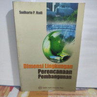 Dimensi Lingkungan Perencanaan Pembangunan