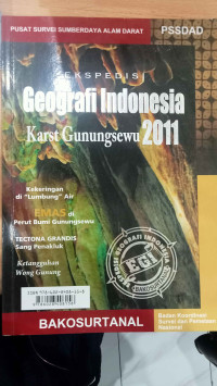 EKSPEDISI GEOGRAFI INDONESIA : Karst Gunungsewu 2011