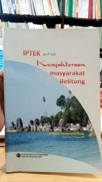 Iptek untuk Kesejahteraan Masyarakat Belitung