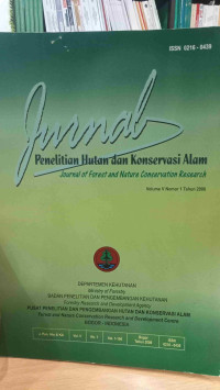 JURNAL PENELITIAN HUTAN DAN KONSERVASI ALAM