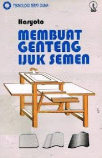 Membuat Genteng Ijuk Semen