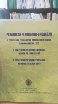 Peraturan Perundang-undangan