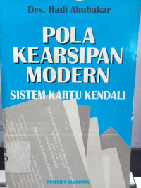 Pola Kearsipan Modern Sistem Kartu Kendali