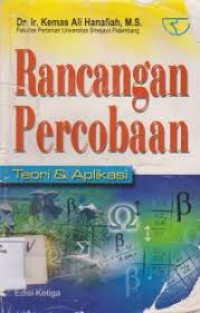 RANCANGAN PERCOBAAN