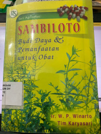 Sambiloto Budidaya dan Pemanfaatan Untuk Obat