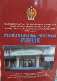 STANDAR LAYANAN INFORMASI PUBLIK